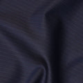 Navy Pinstripe Premium Super 180’s English All Wool Suiting Fabric, Width 150 Cms, 3.75 Mtrs, Made in United Kingdom-D26556