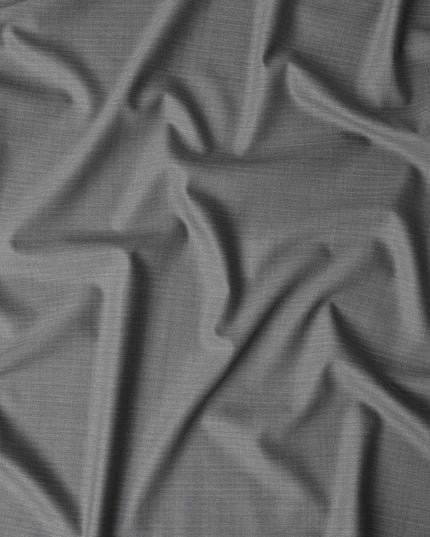 Steel Grey Wool Cashmere Blend Suiting Piece 150cm | Regal F
