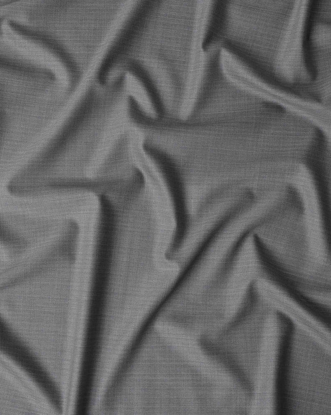 Steel Grey Wool Cashmere Blend Suiting Piece 150cm | Regal F