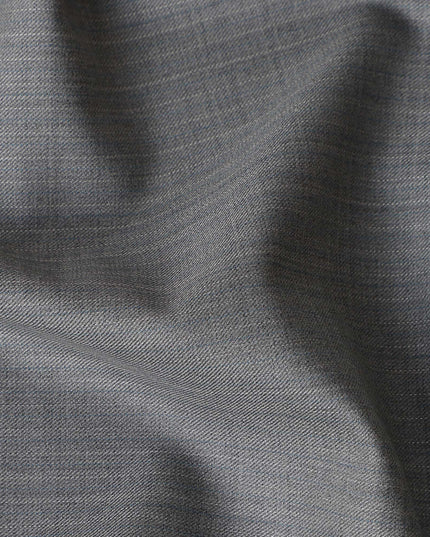 Steel Grey Wool Cashmere Blend Suiting Piece 150cm | Regal F
