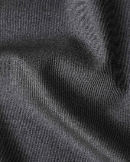 Charcoal Grey Wool Cashmere Blend Suiting Piece 150cm | Rega