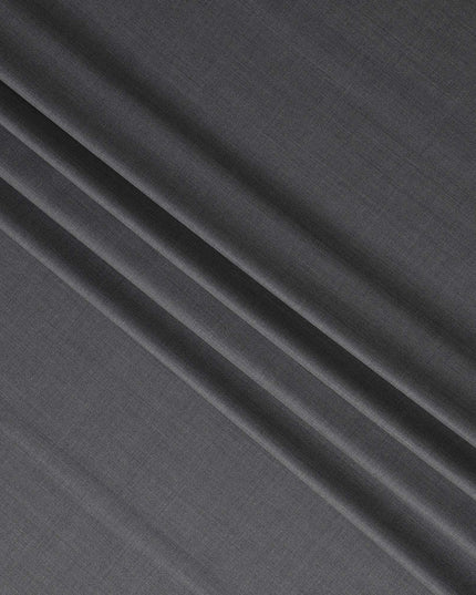 Charcoal Grey Wool Cashmere Blend Suiting Piece 150cm | Rega