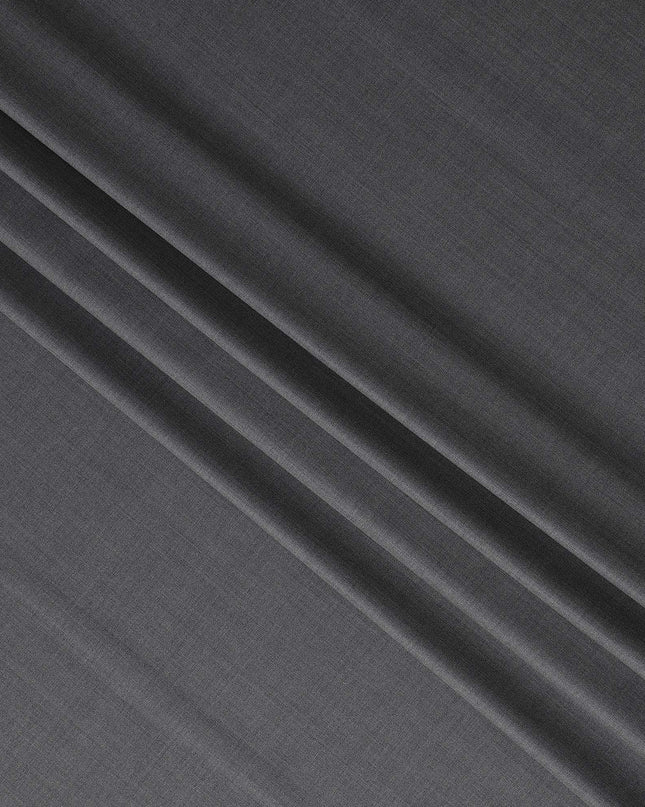 Charcoal Grey Wool Cashmere Blend Suiting Piece 150cm | Rega