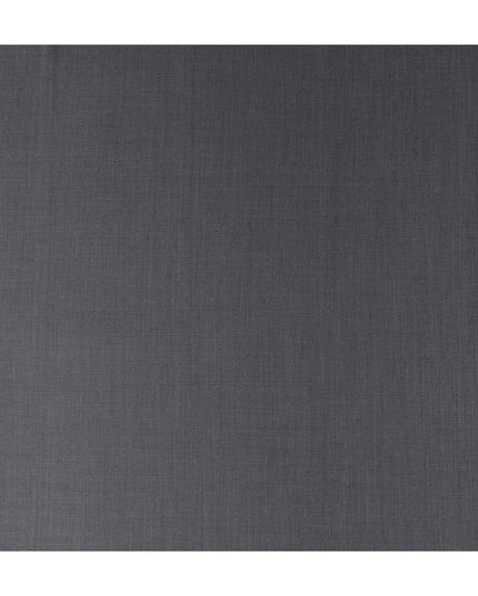 Charcoal Grey Wool Cashmere Blend Suiting Piece 150cm | Rega