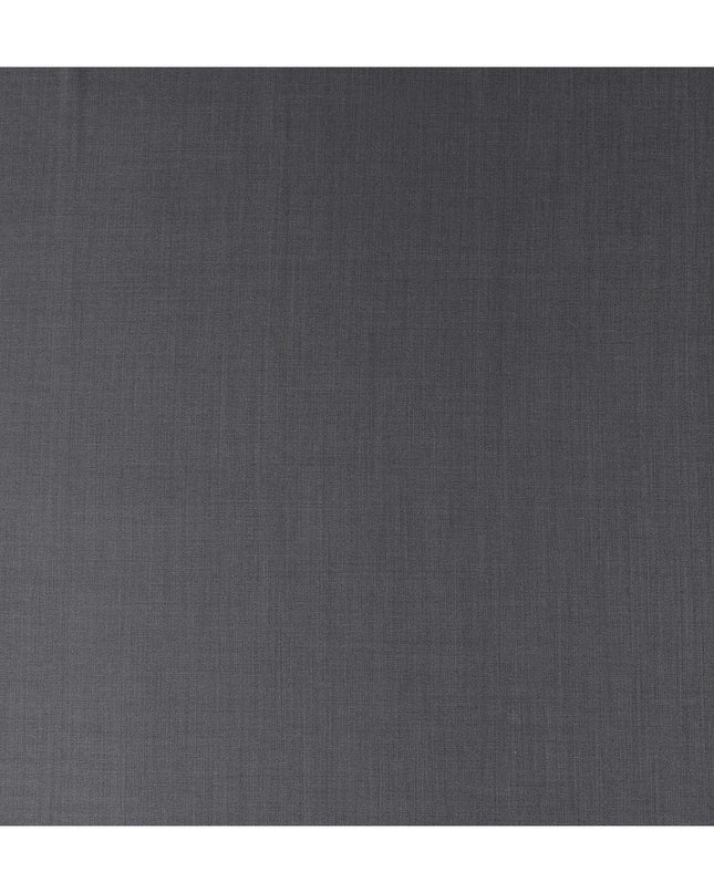 Charcoal Grey Wool Cashmere Blend Suiting Piece 150cm | Rega