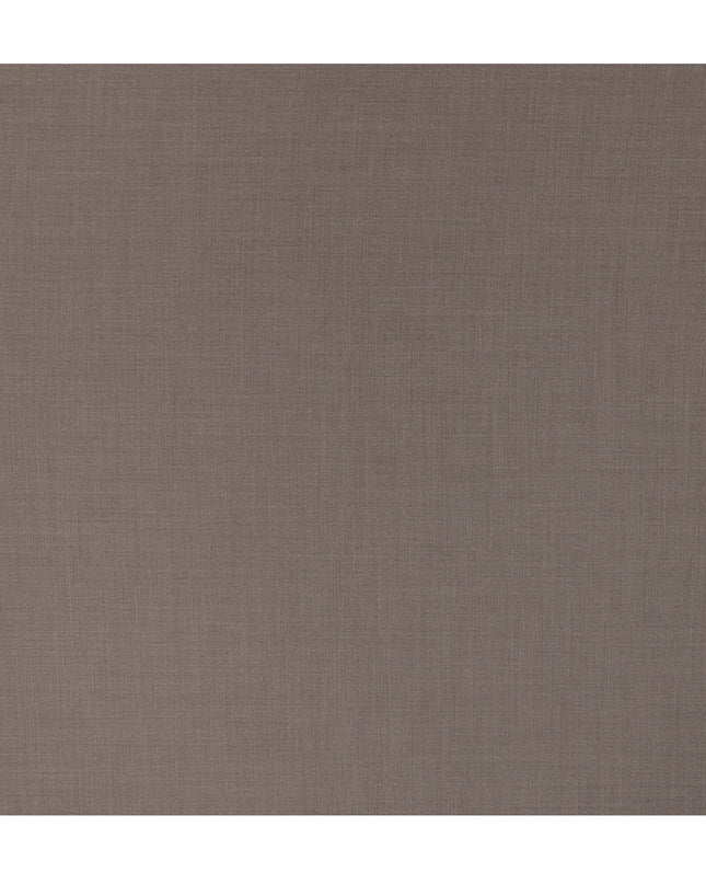 Mocha Taupe Premium Super 130’s Italian All Wool Suiting Fabric by CARLO BARBERA, Width 150 Cms, 3.50 Mtrs, Made in Italy-D26542