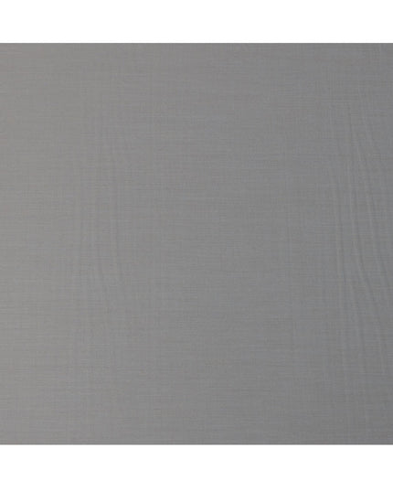 Silver Grey Premium Super 130’s Italian All Wool Suiting Fabric by CARLO BARBERA, Width 150 Cms, 3.50 Mtrs, Made in Italy-D26546