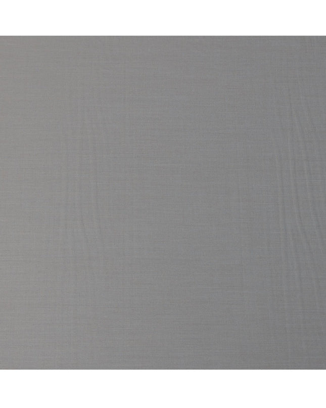 Silver Grey Premium Super 130’s Italian All Wool Suiting Fabric by CARLO BARBERA, Width 150 Cms, 3.50 Mtrs, Made in Italy-D26546
