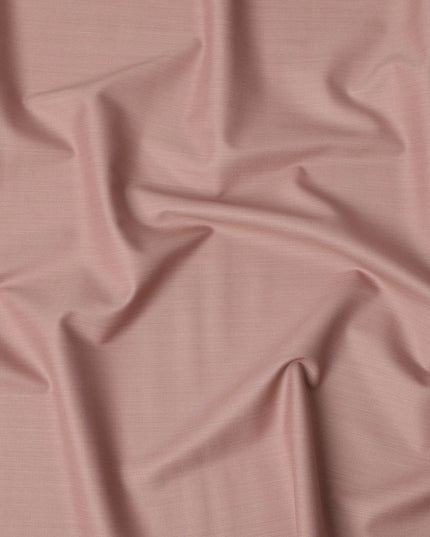 Blush Pink Premium Super 130’s Italian All Wool Suiting Fabric by CARLO BARBERA, Width 150 Cms, 3.50 Mtrs, Made in Italy-D26550