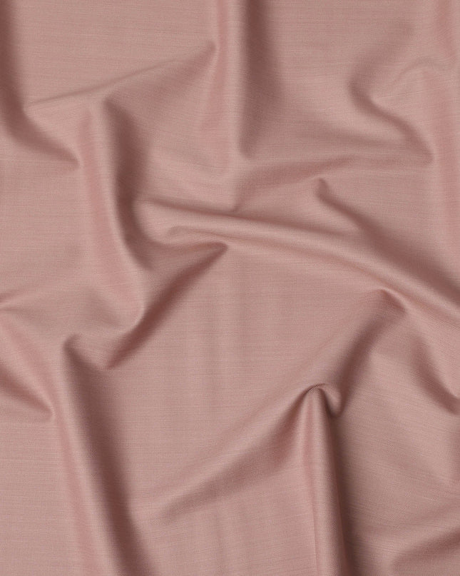 Blush Pink Premium Super 130’s Italian All Wool Suiting Fabric by CARLO BARBERA, Width 150 Cms, 3.50 Mtrs, Made in Italy-D26550