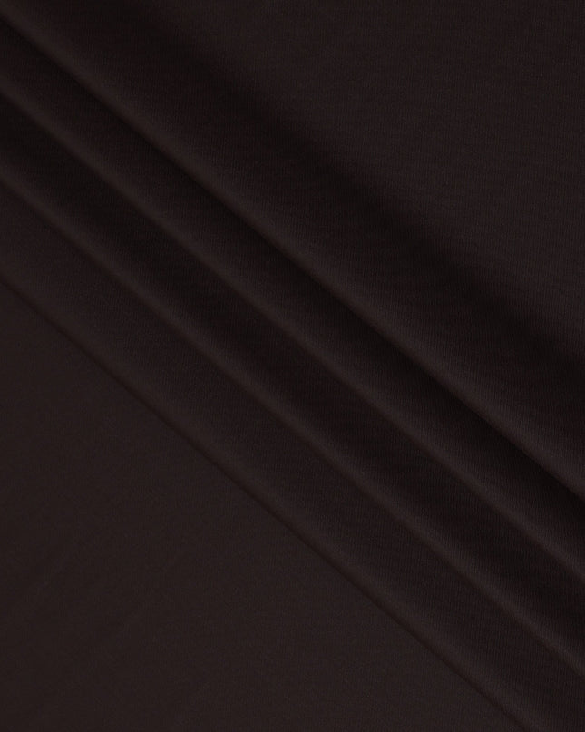 Deep Chocolate Brown Premium Super 130’s Italian All Wool Suiting Fabric by CARLO BARBERA, Width 150 Cms, 3.50 Mtrs, Made in Italy-D26548