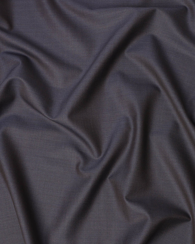 Ink Blue Premium Super 130’s Italian All Wool Suiting Fabric by CARLO BARBERA, Width 150 Cms, 3.50 Mtrs, Made in Italy-D26547