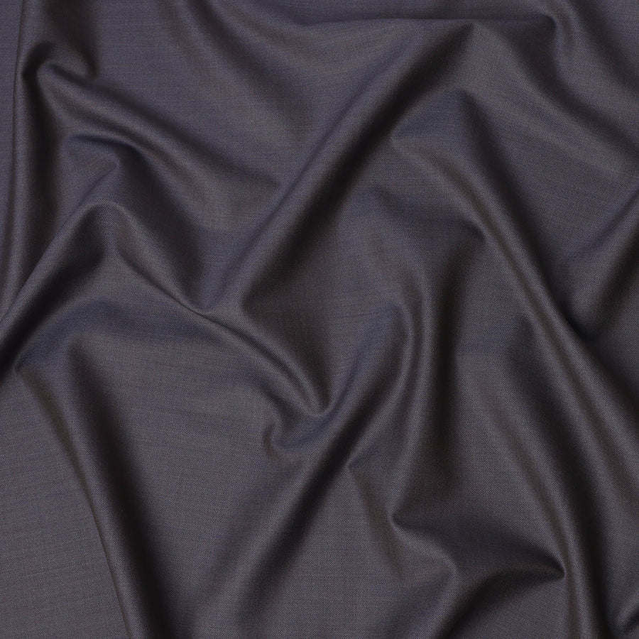 Ink Blue Premium Super 130’s Italian All Wool Suiting Fabric by CARLO BARBERA, Width 150 Cms, 3.50 Mtrs, Made in Italy-D26547