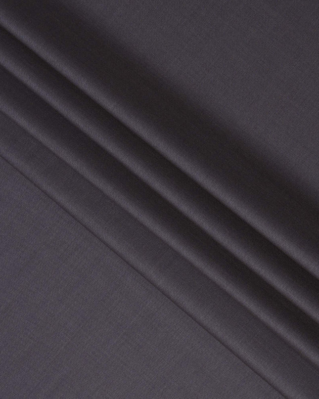 Ink Blue Premium Super 130’s Italian All Wool Suiting Fabric by CARLO BARBERA, Width 150 Cms, 3.50 Mtrs, Made in Italy-D26547