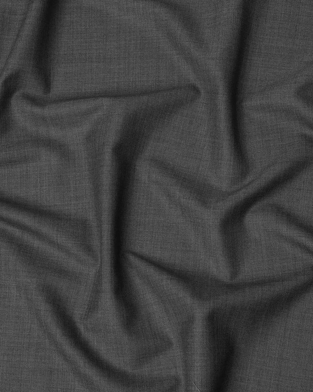 Charcoal Grey Premium Super 130’s Italian All Wool Suiting Fabric by CARLO BARBERA, Width 150 Cms, 3.50 Mtrs, Made in Italy-D26545