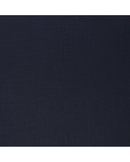 Midnight Navy Premium Super 130’s Italian All Wool Suiting Fabric by CARLO BARBERA, Width 150 Cms, 3.50 Mtrs, Made in Italy-D26538