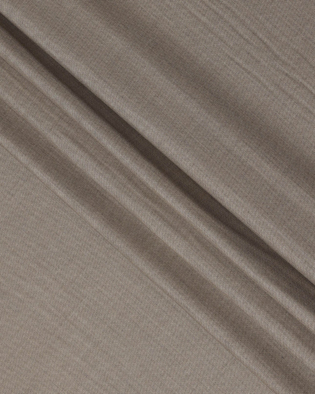 Light Brown Premium Super 130’s Italian All Wool Suiting Fabric by CARLO BARBERA, Width 150 Cms, 3.50 Mtrs, Made in Italy-D26541