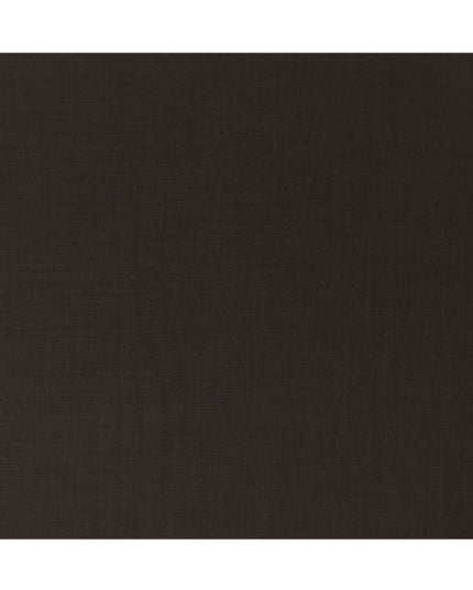 Espresso Brown Premium Super 130’s Italian All Wool Suiting Fabric by CARLO BARBERA, Width 150 Cms, 3.50 Mtrs, Made in Italy-D26551