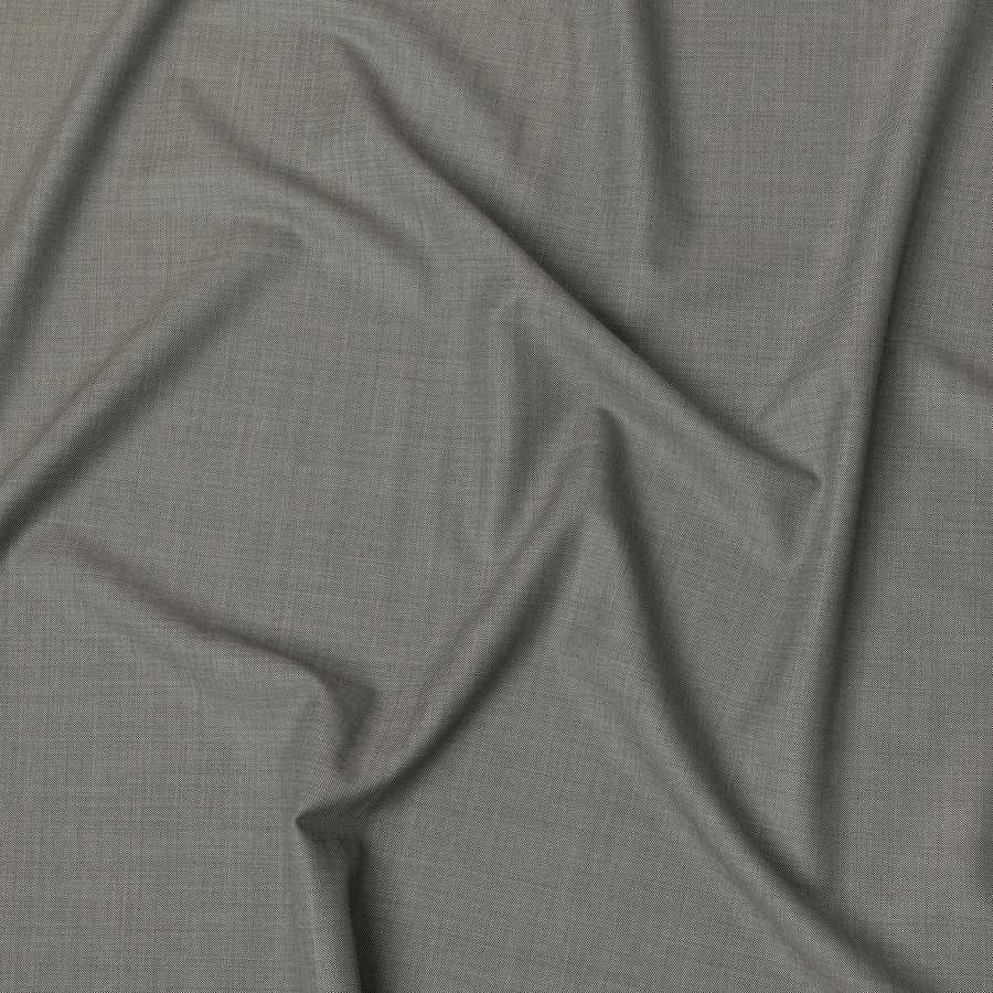 Light Grey Premium Super 130’s Italian All Wool Suiting Fabric by CARLO BARBERA, Width 150 Cms, 3.50 Mtrs, Made in Italy-D26537