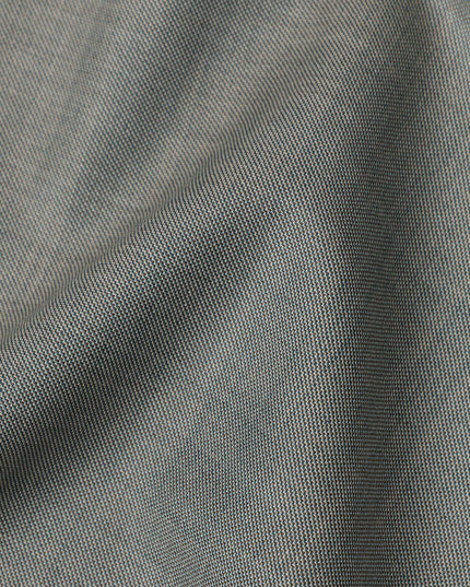 Light Grey Premium Super 130’s Italian All Wool Suiting Fabric by CARLO BARBERA, Width 150 Cms, 3.50 Mtrs, Made in Italy-D26537