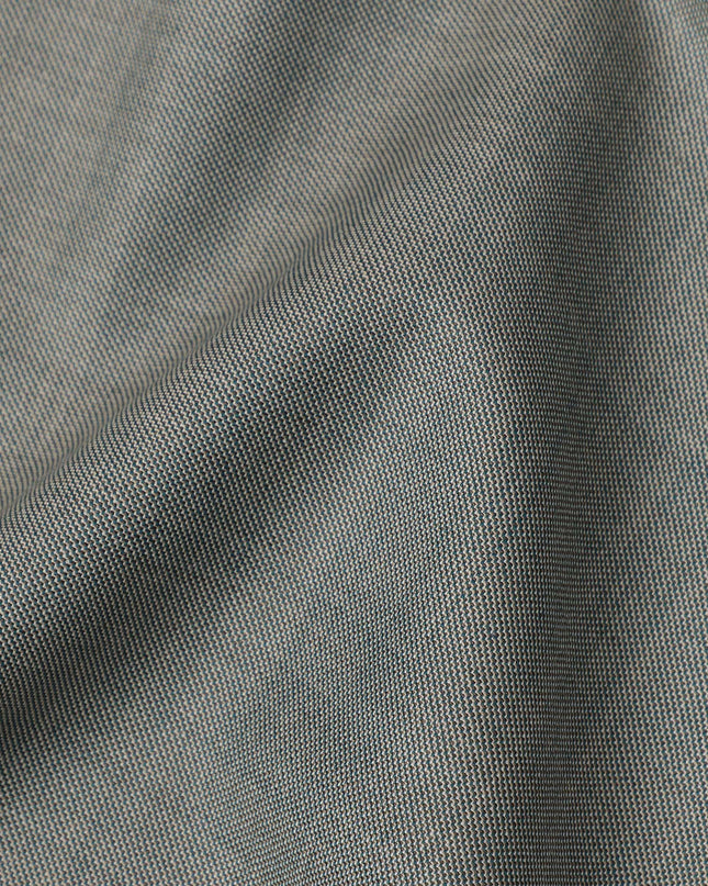 Light Grey Premium Super 130’s Italian All Wool Suiting Fabric by CARLO BARBERA, Width 150 Cms, 3.50 Mtrs, Made in Italy-D26537