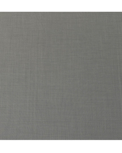Light Grey Premium Super 130’s Italian All Wool Suiting Fabric by CARLO BARBERA, Width 150 Cms, 3.50 Mtrs, Made in Italy-D26537