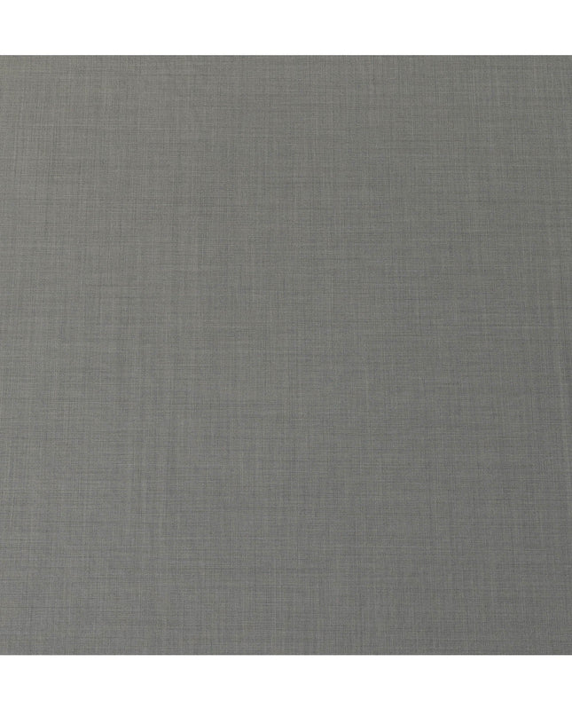 Light Grey Premium Super 130’s Italian All Wool Suiting Fabric by CARLO BARBERA, Width 150 Cms, 3.50 Mtrs, Made in Italy-D26537