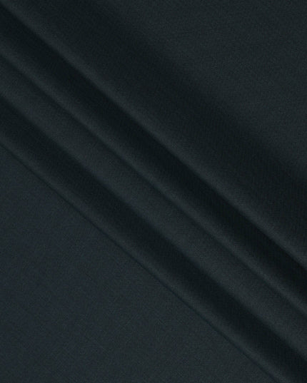 Teal Blue Premium Super 130’s Italian All Wool Suiting Fabric by CARLO BARBERA, Width 150 Cms, 3.50 Mtrs, Made in Italy-D26539