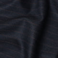 Dark Navy Pinstripe Premium Super 140’s Italian All Wool Suiting Fabric by CARLO BARBERA, Width 150 Cms, 3.750 Mtrs, Made in Italy-D26559