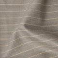 Sand Beige Pinstripe Premium Super 140’s Italian All Wool Suiting Fabric by CARLO BARBERA, Width 150 Cms, 3.750 Mtrs, Made in Italy-D26560