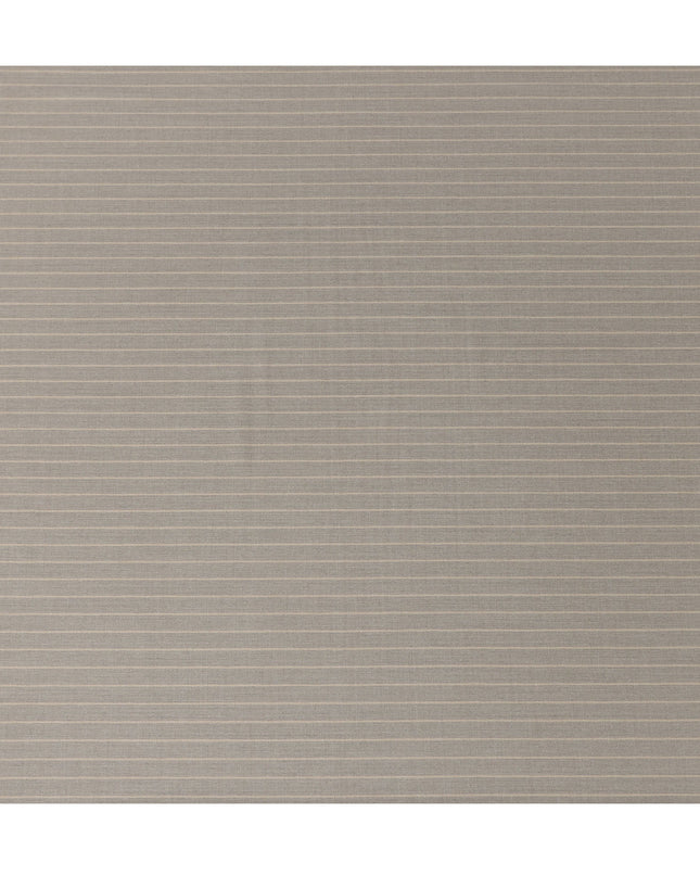 Sand Beige Pinstripe Premium Super 140’s Italian All Wool Suiting Fabric by CARLO BARBERA, Width 150 Cms, 3.750 Mtrs, Made in Italy-D26560