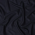 Navy Blue Pinstripe Premium Super 140’s Italian All Wool Suiting Fabric by CARLO BARBERA, Width 150 Cms, 3.750 Mtrs, Made in Italy-D26558