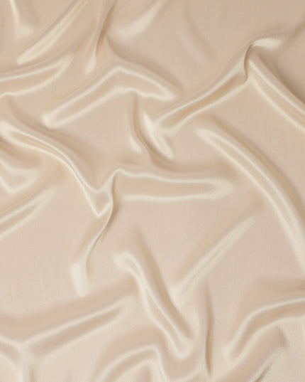 Cream Beige Silk Lame Fabric France 110cm