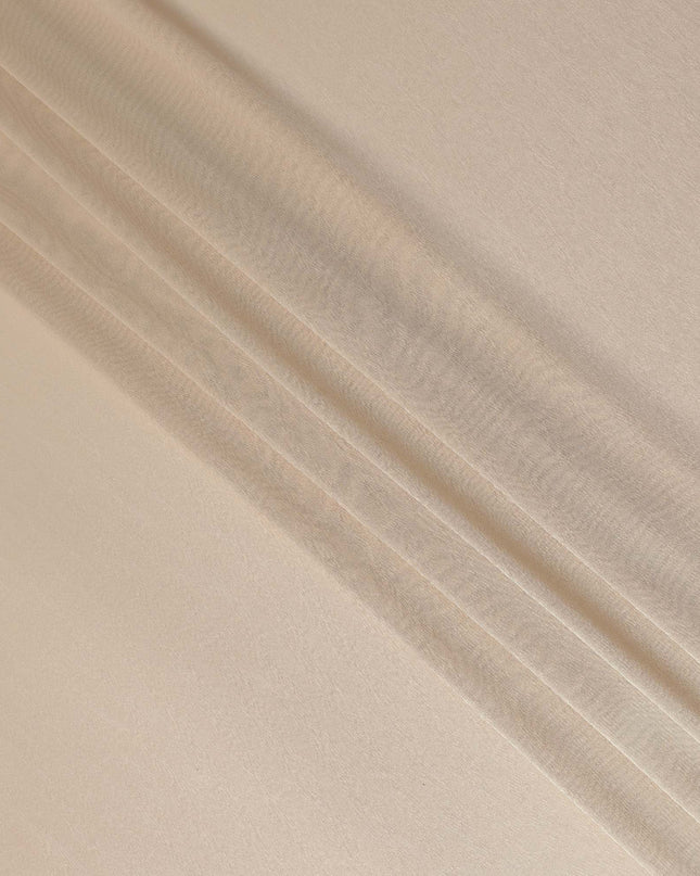 Cream Beige Silk Lame Fabric France 110cm