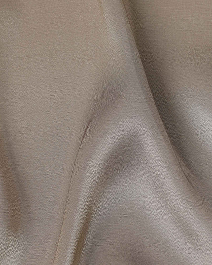 Taupe Silk Lame Fabric France 110cm
