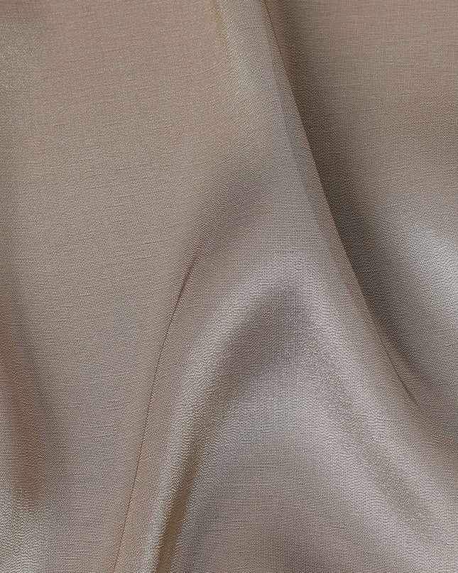 Taupe Silk Lame Fabric France 110cm