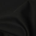 Black Premium Superfine Blended Wool Suiting Fabric, Elegant Solid Design, Width 150 cms, Made in India-D26766