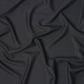 Charcoal Grey Premium Superfine Blended Wool Suiting Fabric, Smooth Solid Finish, Width 150 cms, Made in India-D26773