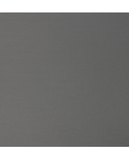 Grey Premium Superfine Blended Wool Suiting Fabric, Smooth Solid Finish, Width 150 cms, Made in India-D26771