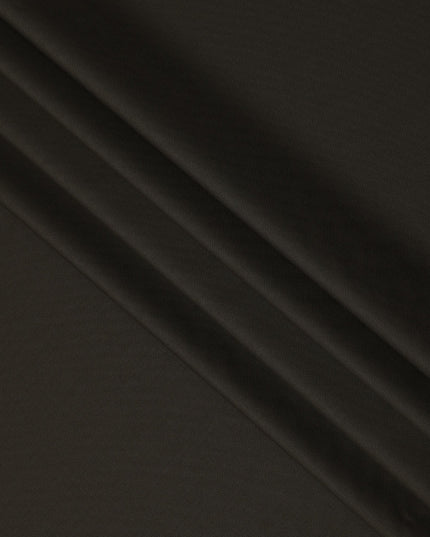 Olive Green Premium Superfine Blended Wool Suiting Fabric, Smooth Solid Finish, Width 150 cms, Made in India-D26772