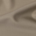 Warm Beige Premium Superfine Blended Wool Suiting Fabric, Smooth Solid Finish, Width 150 cms, Made in India-D26777