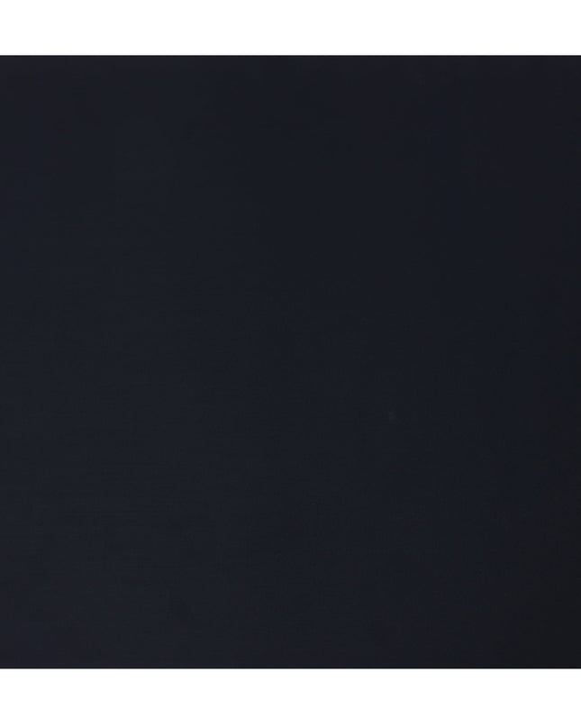 Deep Navy Blue Premium Superfine Blended Wool Suiting Fabric, Smooth Solid Finish, Width 150 cms, Made in India-D26774
