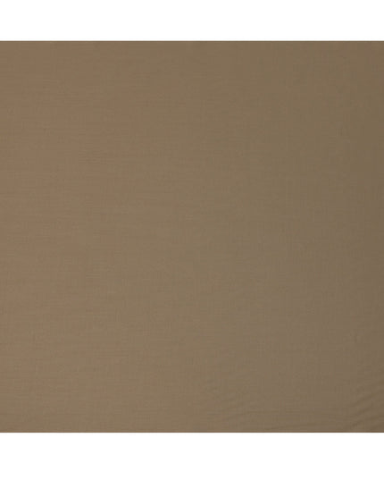 Light Brown Premium Superfine Blended Wool Suiting Fabric, Smooth Solid Finish, Width 150 cms, Made in India-D26775