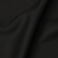 Jet Black Premium Superfine Blended Wool Suiting Fabric, Smooth Solid Finish, Width 150 cms, Made in India-D26776