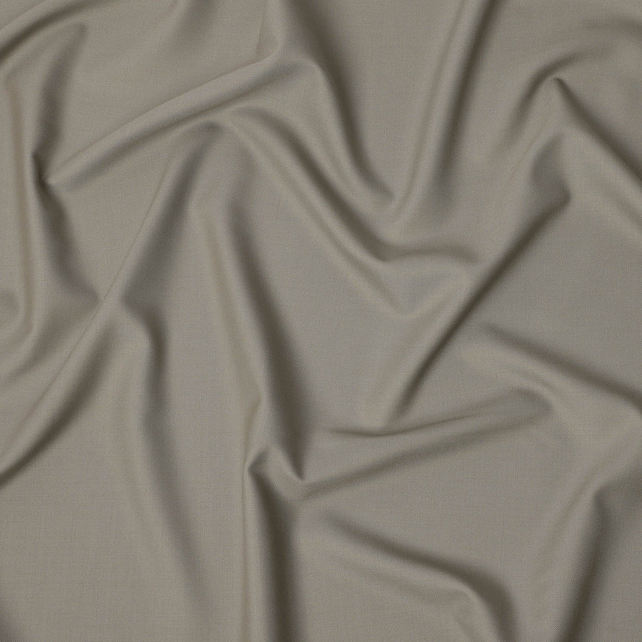 Laurel Green Premium Superfine Blended Wool Suiting Fabric, Smooth Solid Finish, Width 150 cms, Made in India-D26778