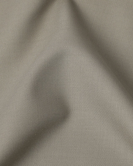 Laurel Green Premium Superfine Blended Wool Suiting Fabric, Smooth Solid Finish, Width 150 cms, Made in India-D26778