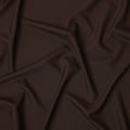 Dark Brown Premium Superfine Blended Wool Suiting Fabric, Classic Solid Finish, Width 150 cms, Made in India-D26770