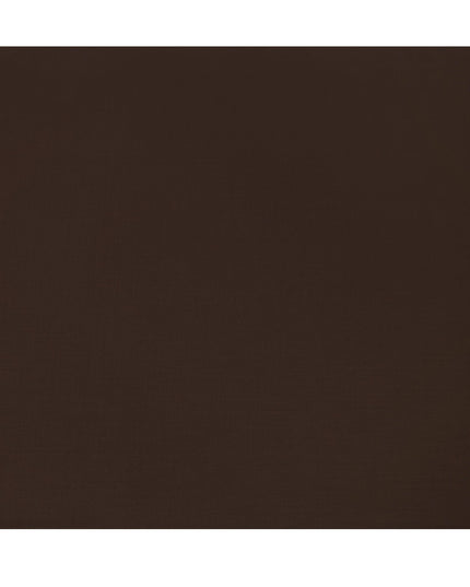 Dark Brown Premium Superfine Blended Wool Suiting Fabric, Classic Solid Finish, Width 150 cms, Made in India-D26770
