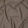 Light Brown Premium Superfine Blended Wool Suiting Fabric, Subtle Textured Solid Design, Width 150 cms, Made in India-D26768