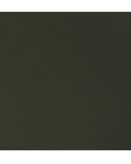 Bottle Green Premium Superfine Blended Wool Suiting Fabric, Elegant Solid Finish, Width 150 cms, Made in India-D26767